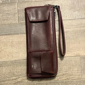 Matt & Nat Deep Burgundy Clutch Wristlet
